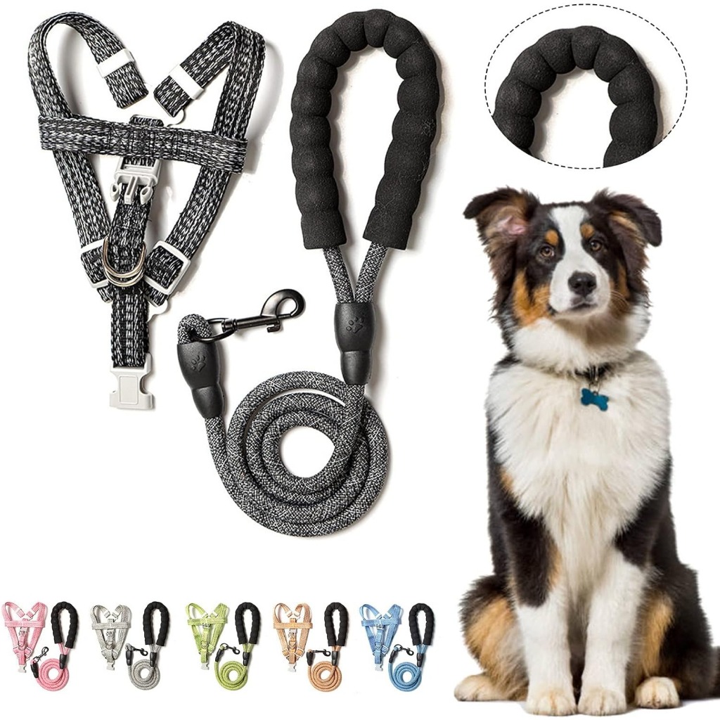 Coleira Peitoral Ajustável e Resistente para Cães e Gatos Pequeno Grande Porte - Conforto e Segurança para Seus Pets em Oferta na Shopee