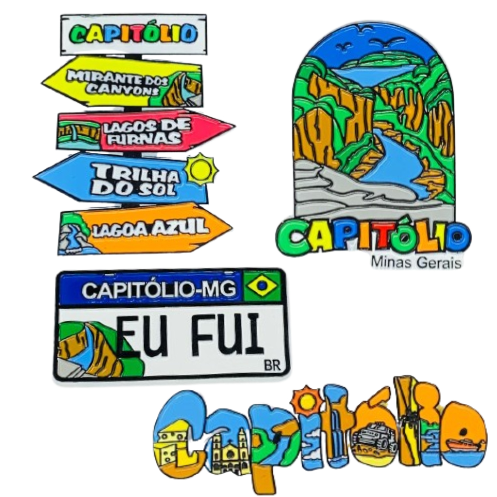 Ímãs de Geladeira Emborrachado Capitólio em Oferta na Shopee