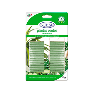 Fertilizante Bastonetes Pronto Uso Para Plantas Verdes Vithal - 30 Unidades em Oferta na Shopee