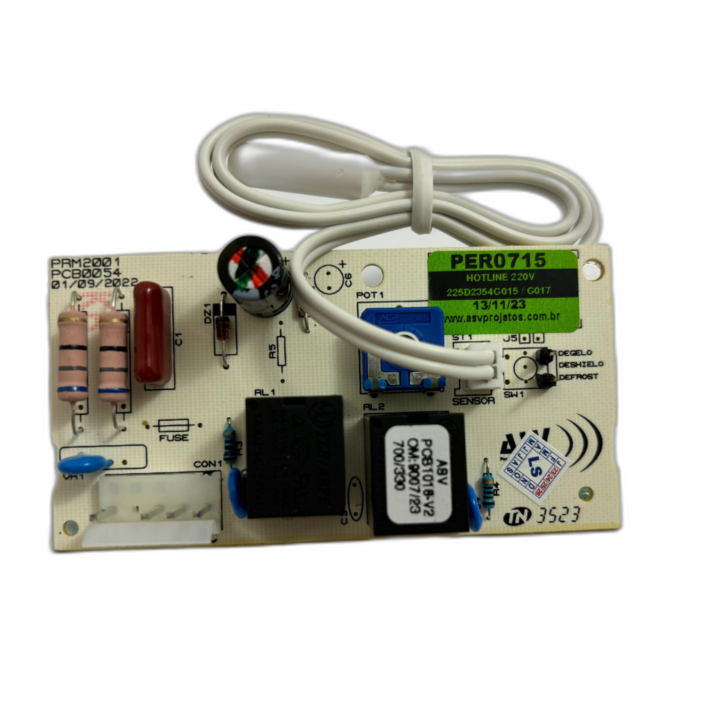 Placa Refrige Ge Mabe Dako Continental Hot Line 220V 225D2354G015