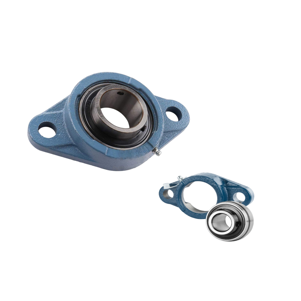 01 Kit UCFL 210 Mancal Flangeado com Rolamento Para Eixo de 50mm