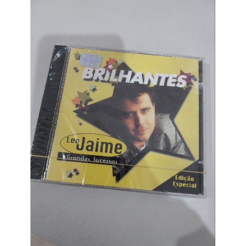 CD - LEO JAIME (COLEÇÃO BRILHANTES - EDIÇÃO ESPECIAL) Lacrado de fabrica raríssimo última unidade