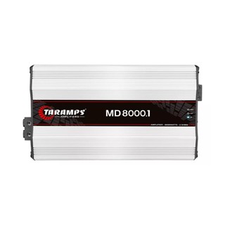 Módulo Amplificador Automotivo Taramps MD 8000.1 2 Ohms 8000W Branco em Oferta na Shopee