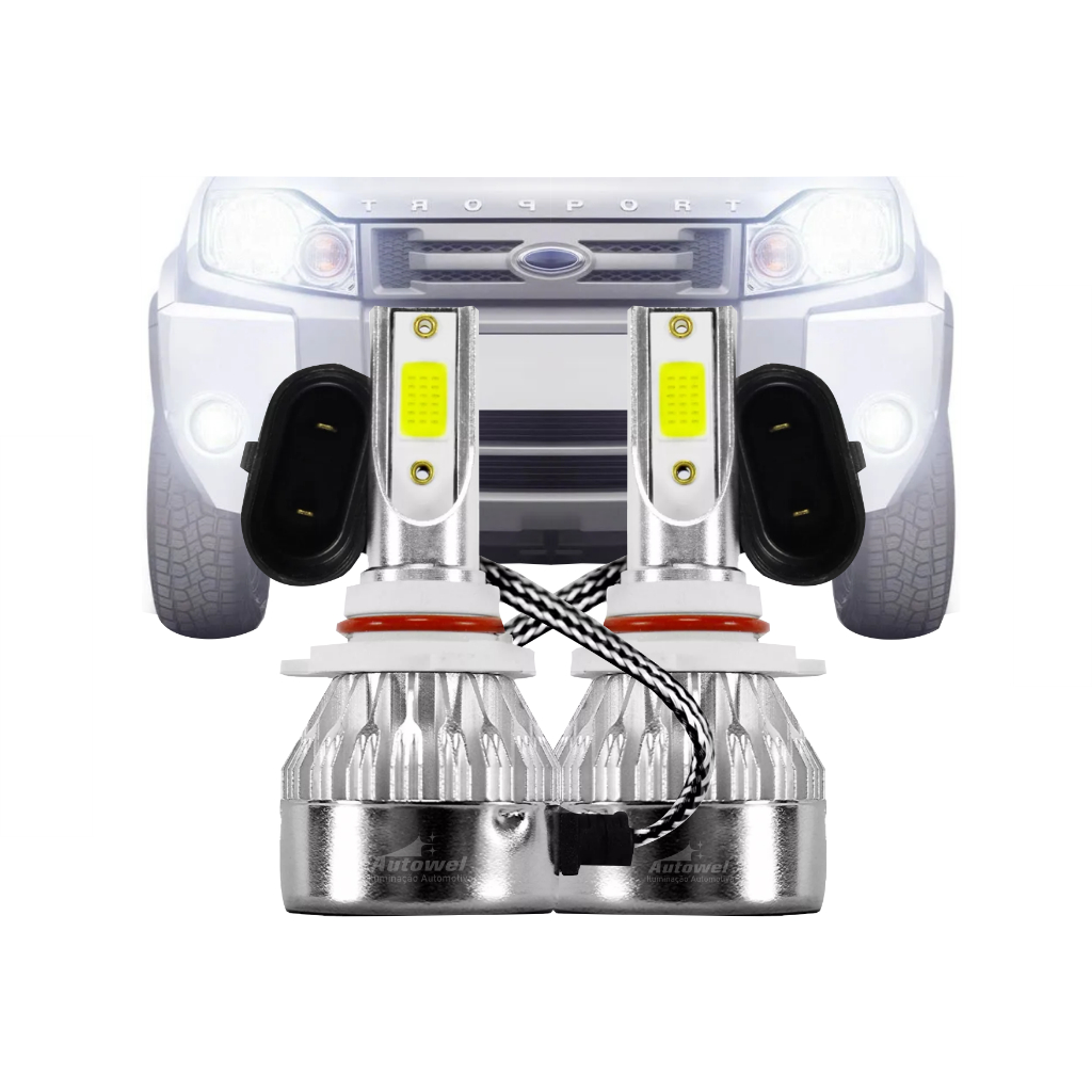Lâmpadas Super Led Ecosport Ford Ka Fiesta Ranger Farol Milha 1997 1998 1999 2000 2001 2002 2003 2004 2005 2006 2007 200