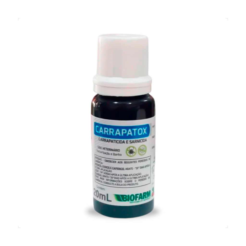 Carrapatox Biofarm Carrapaticida, Sarnicida - 20 mL - Pets