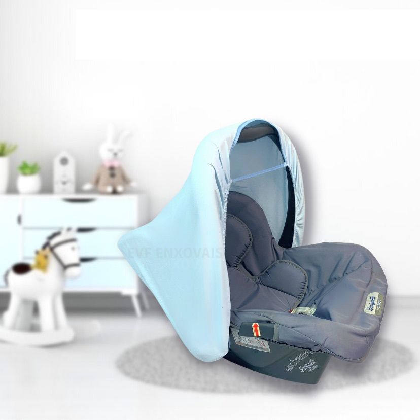 Capota para bebe conforto azul bebê