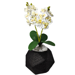 Arranjo Artificial Folhagem de  Decoraçao Ornamental e Vaso em Oferta na Shopee