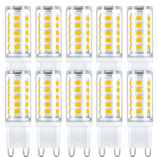 Kit 10 Lâmpadas Halopim G9 Led 5w Para Lustres E Arandelas 3000k e 6000k Bivolt