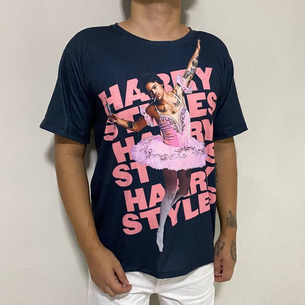 Camiseta t-shirt harry styles tuor harry´s house turnêr love on tour versão ballet
