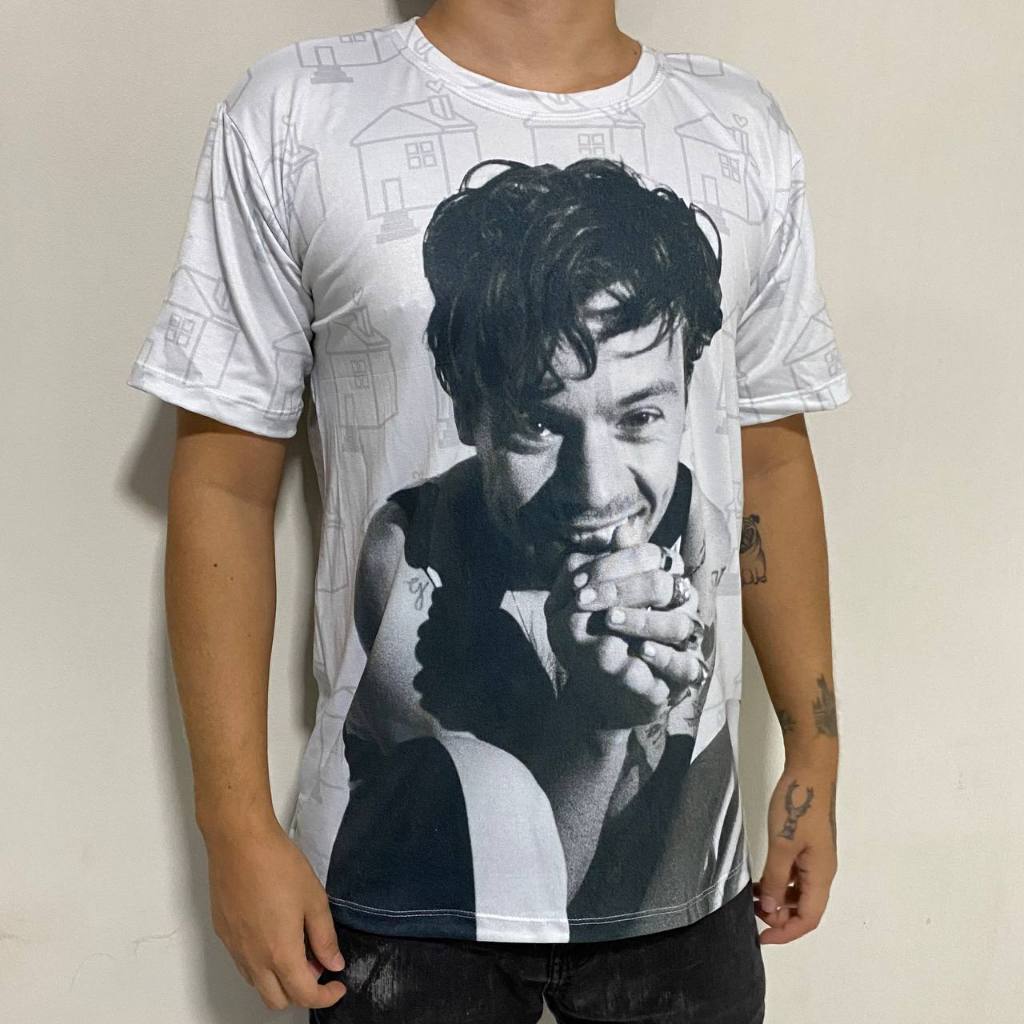 Camiseta t-shirt harry styles tuor harry´s house turnêr love on tour versão clean canções