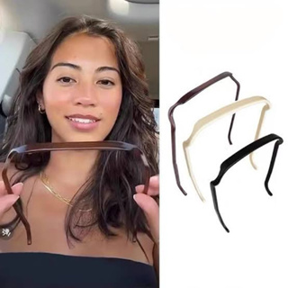 1 TIARA QUADRADA ESTILO ÓCULOS INVISÍVEL TENDÊNCIA VERÃO MODA BLOGUEIRA em Oferta na Shopee
