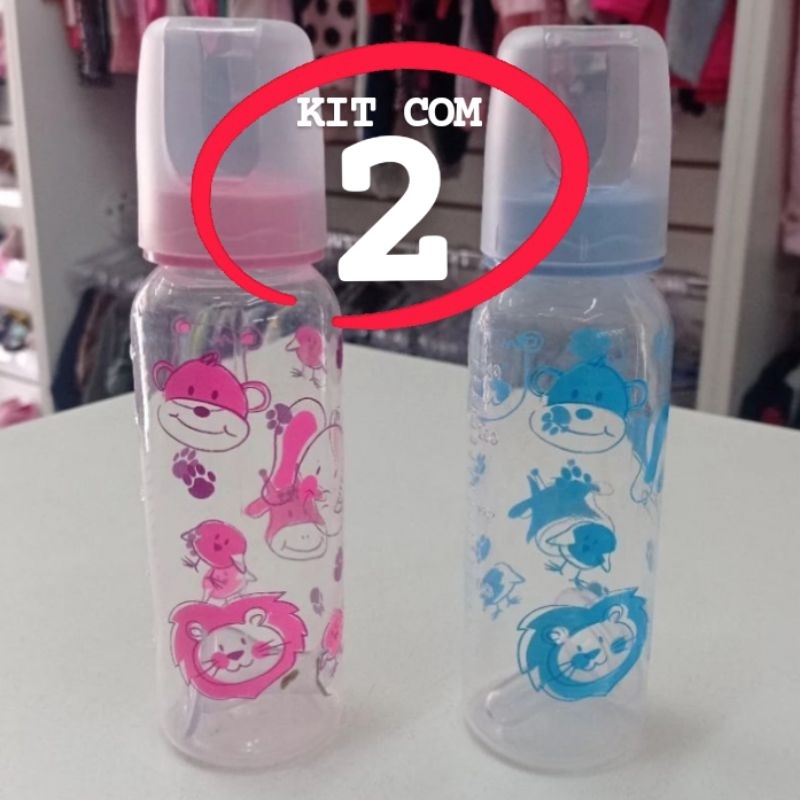Kit com 2 Mamadeiras 240ml em Oferta na Shopee