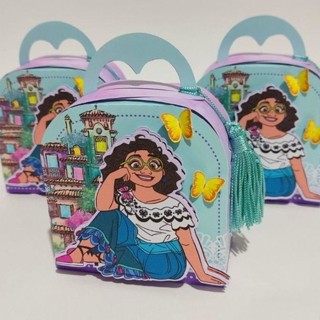 Kit 10 Caixinhas Maletinha Tema Encanto Lembrancinha Personalizada - Festa Infantil Mimo em Oferta na Shopee