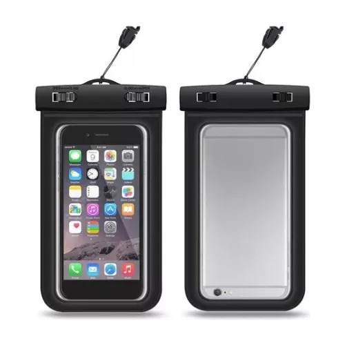 Kit 2x Capa A Prova D água Para Celular Universal Até 6.5 Polegadas