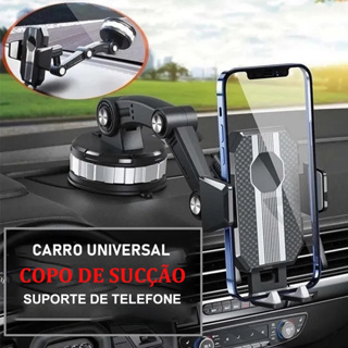 Suporte Pra Celular Veicular 360 ajustável carro painel vidro parabrisa universal mesa gravação anti queda GPS ventosa em Oferta na Shopee