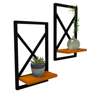 Quadro decorativo estilo industrial - Omega Suportes em Oferta na Shopee