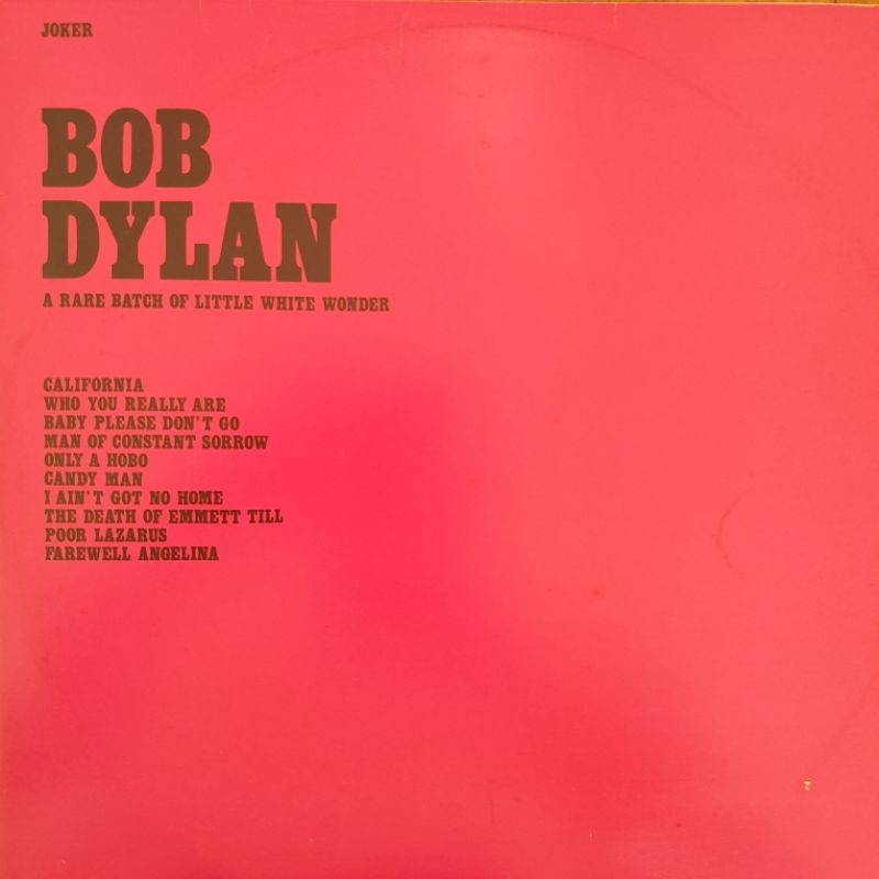 Bob Dylan - A Rare Batch of Little White Wonder Vol. 2 - lp - vinil