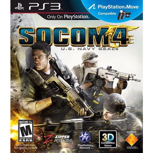 Jogo Socom 4 - Us Navy Seal   - Usado - Ps3 - Midia Fisica