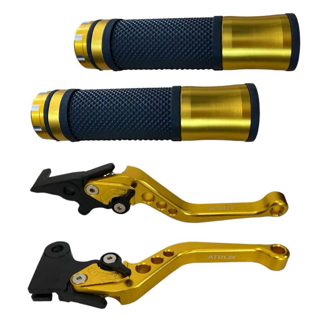 Kit Manete + Manopla Esportivo Honda Fan Titan 125/150/160 Ate 2024 (FREIO A DISCO) — imagem 2 de 2