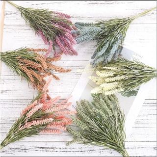 Buque De Lavanda Decoração Artificial Premium Novo 2024 em Oferta na Shopee