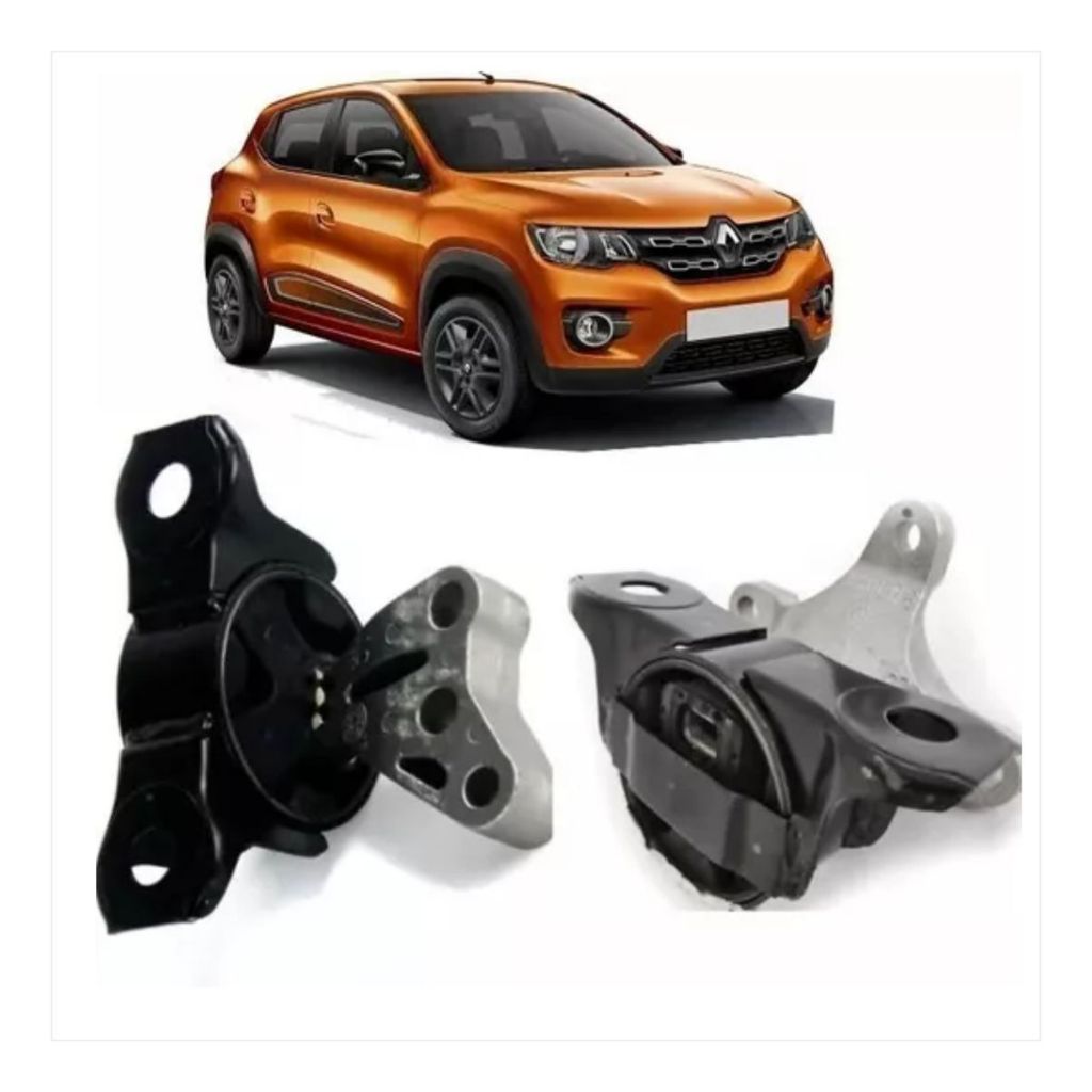 Kit Calço Coxim Direito Esquerdo Motor Kwid 2017 2018 2019