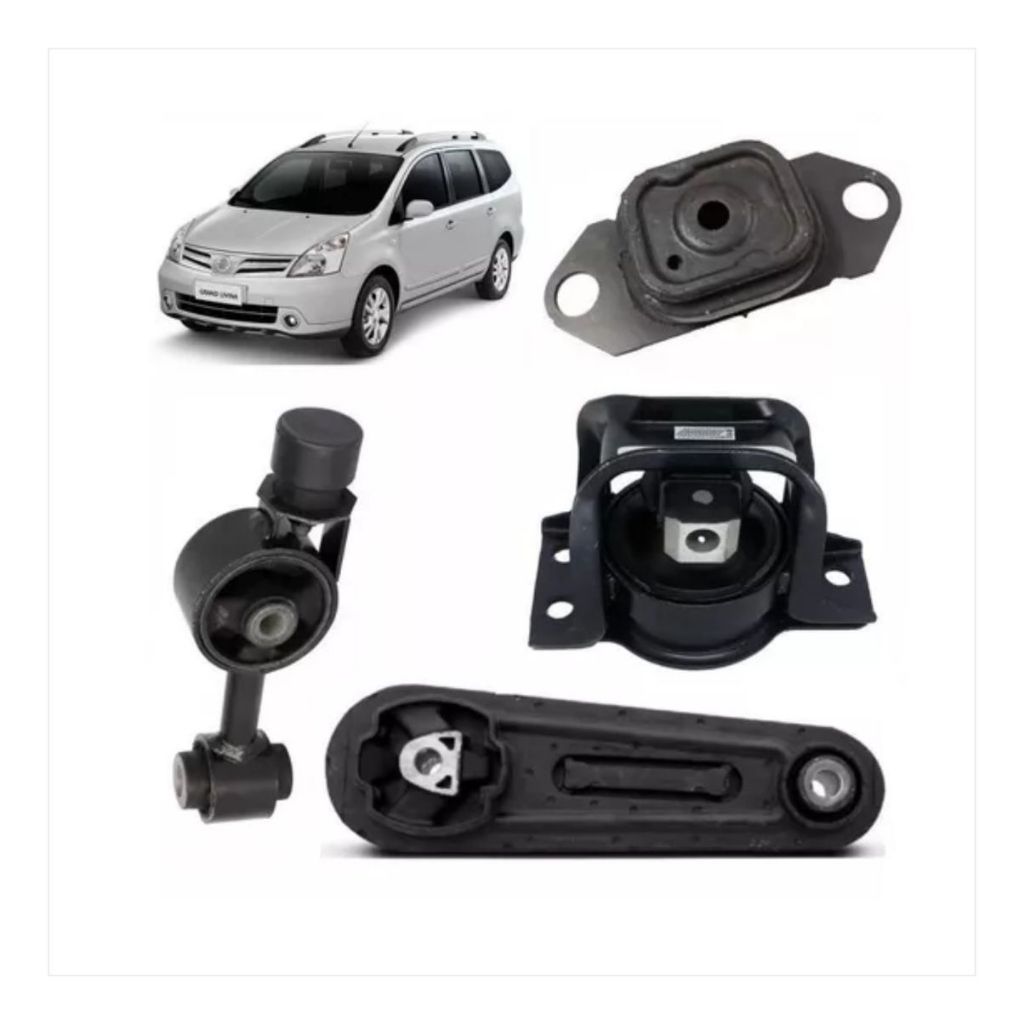 Kit Coxim Calço Motor E Câmbio Grand Livina E Tiida 1.8