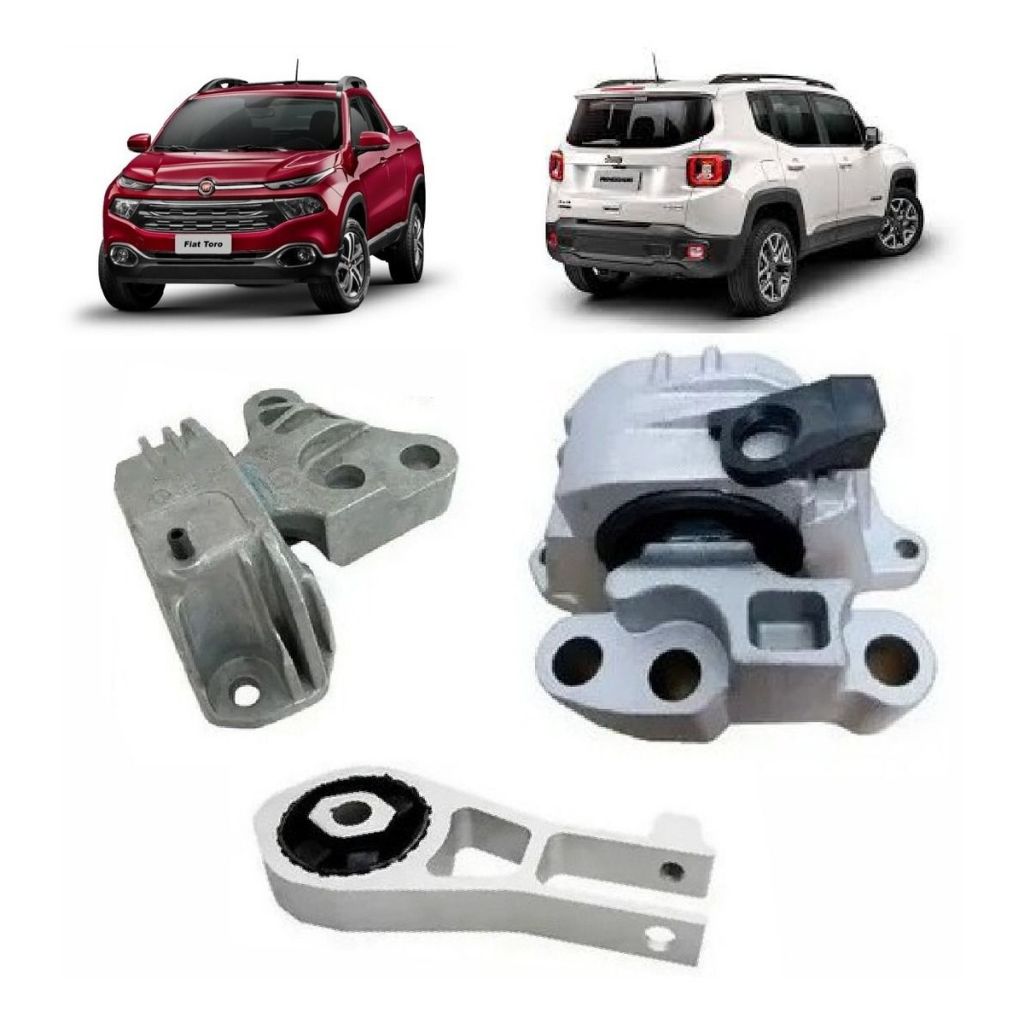 Kit Coxim Calço Motor Renegade Toro Diesel 15 16 17 18 19 20
