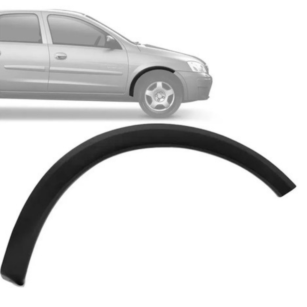 Moldura Paralama Corsa Sedan/hatch/montana Sport  2003 2004 2005 2006 2007 2008 2009 2010 Dianteiro em Oferta na Shopee