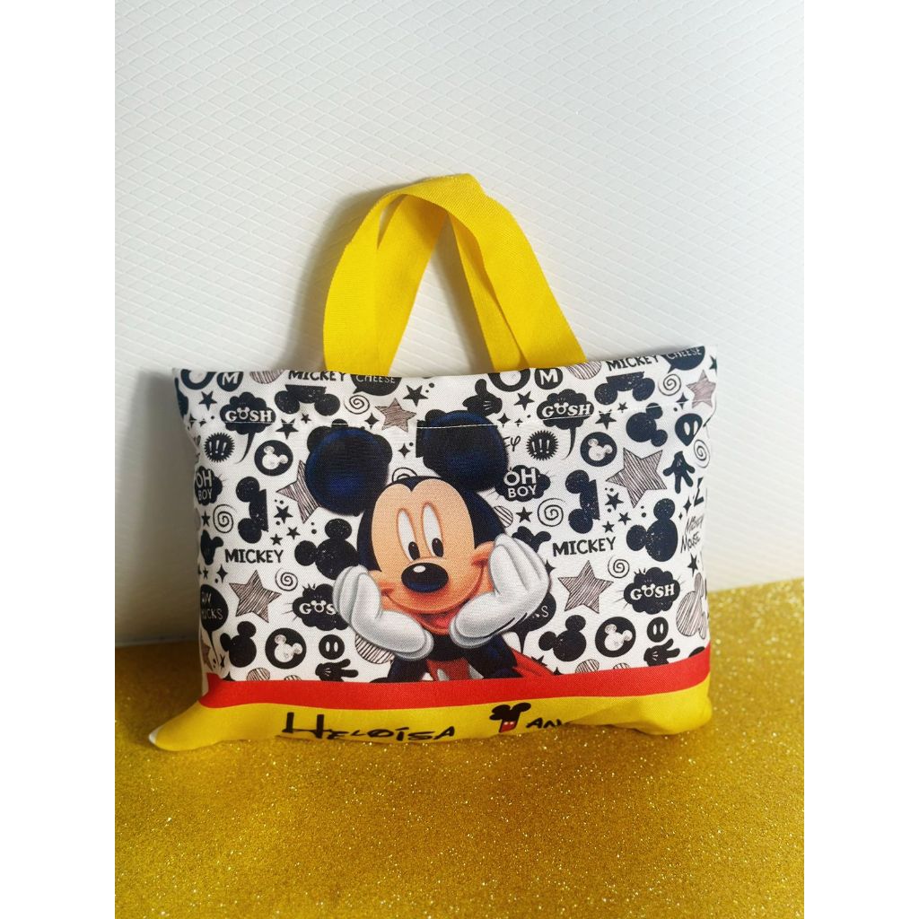 Sacolinha Eco Bag 28x19cm Personalizada Mickey