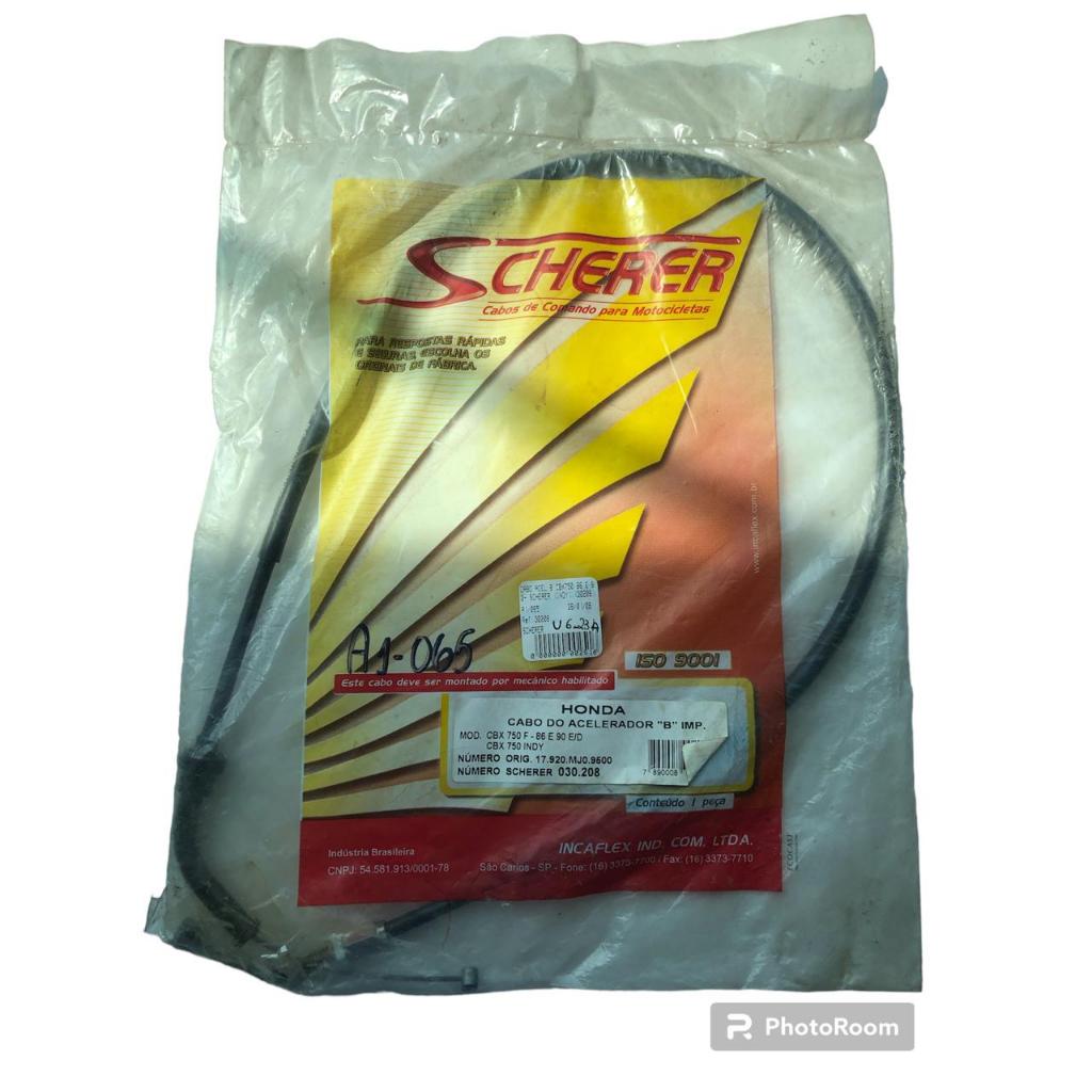 Cabo Acelerador B Retorno Honda CBX750 7 Galo Scherer