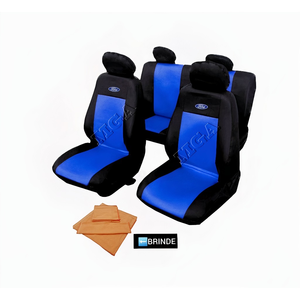 Capa Banco carro couro jogo completo Ford FOCUS