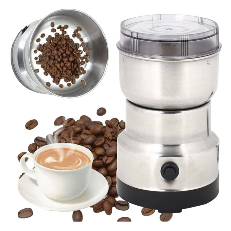 Moedor de Café Elétrico Inox 110V – Silencioso, Compacto e Alta Performance