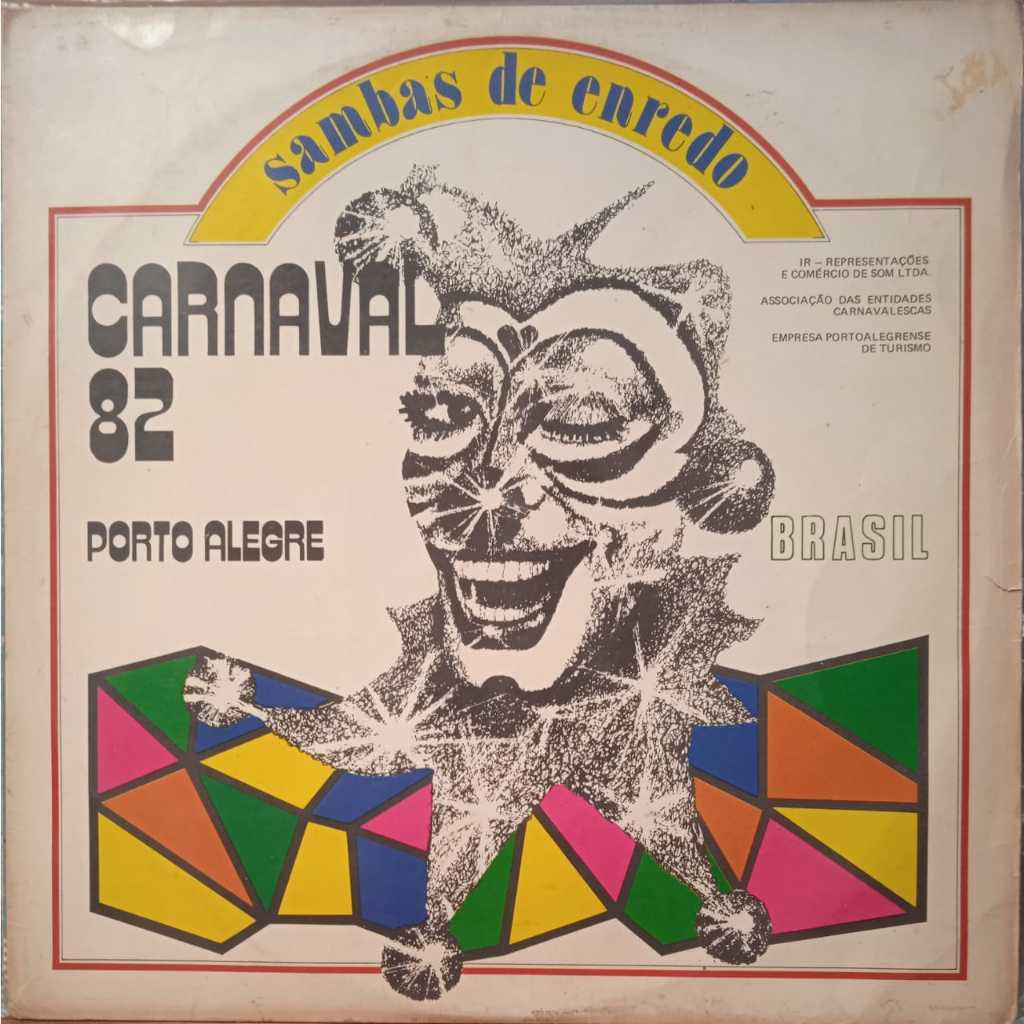 LP Sambas De Enredo, Carnaval 82 Porto Alegre - Brasil - com encarte (013)