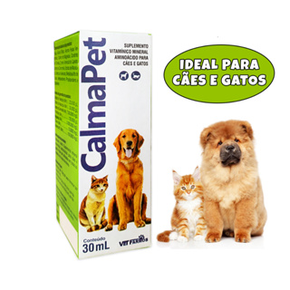 Calmapet Calmante Natural Para Cães e Gatos Viagem em Oferta na Shopee