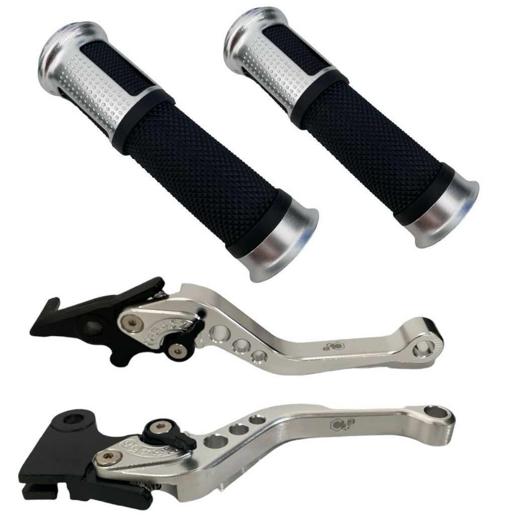 Kit Manete Esportivo Manopla Luva Esportiva Cb Twister Titan Cg 160 150 Freios a disco Ate 2024 — imagem 2 de 2