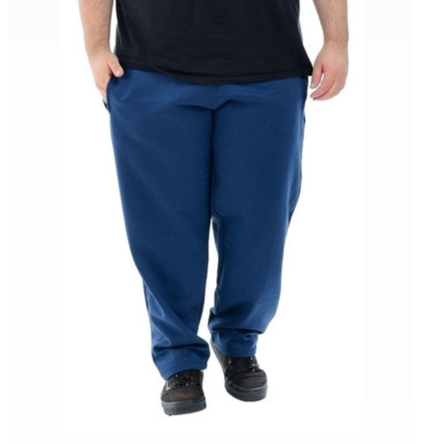 kit 2 calças moletom plus size tamanho g4 e g5
