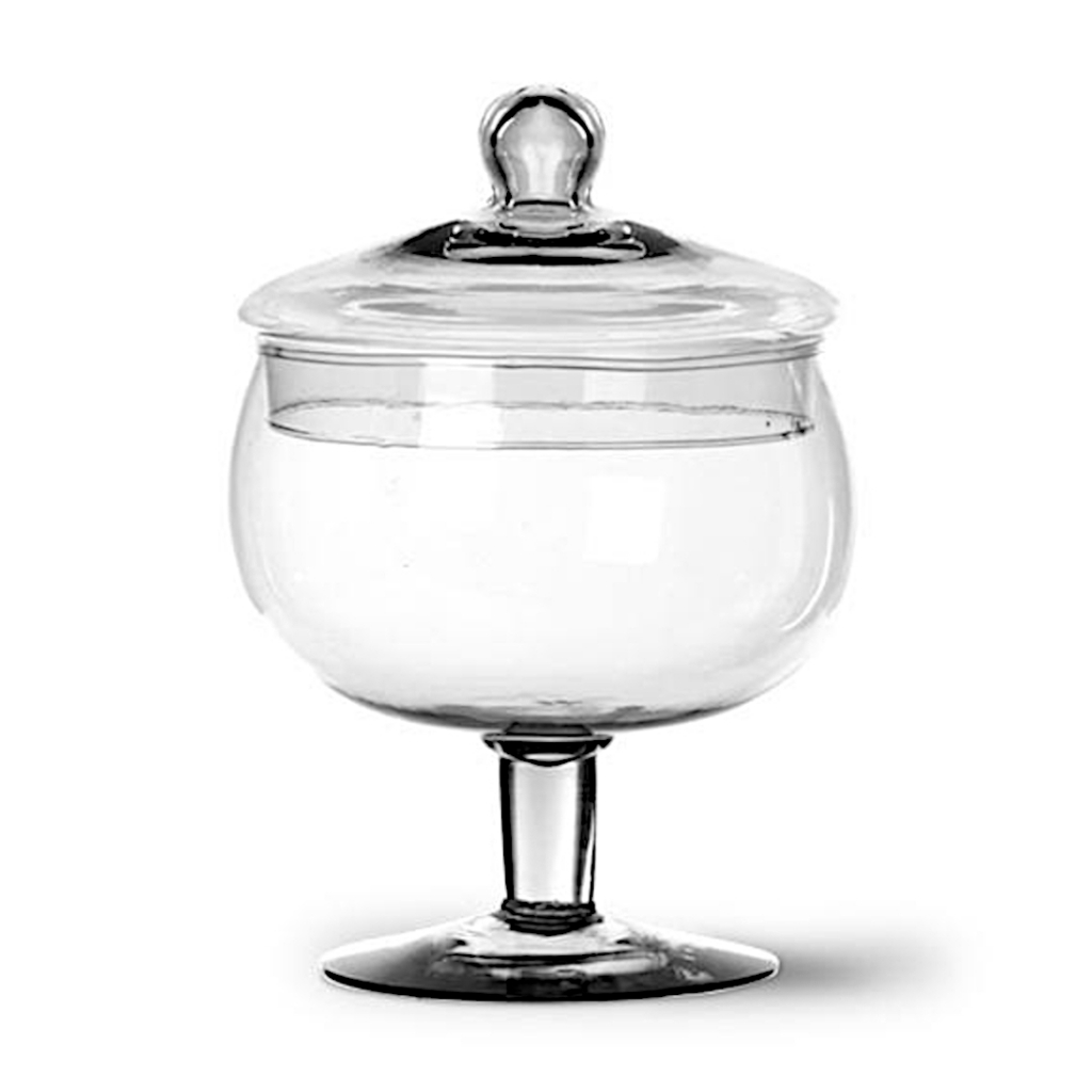 Bomboniere Potiche Taça Maracanã Grande 2 Litros Com Tampa de Vidro Cristal Transparente em Oferta na Shopee