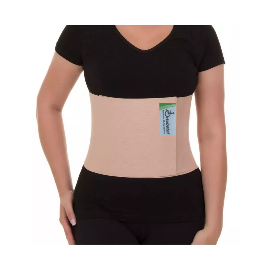 Faixa Torácica Elástica 20cm Tamanho P M G Gg Bege em Oferta na Shopee