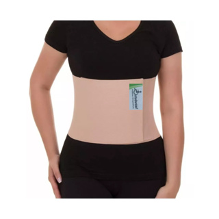 Faixa Torácica Elástica 20cm Tamanho P M G Gg Bege em Oferta na Shopee