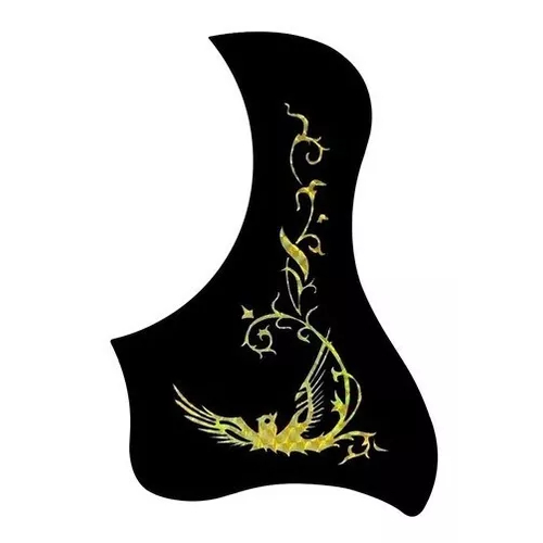 Escudo Para Violão Modelo T Rainbow Fenix Gold