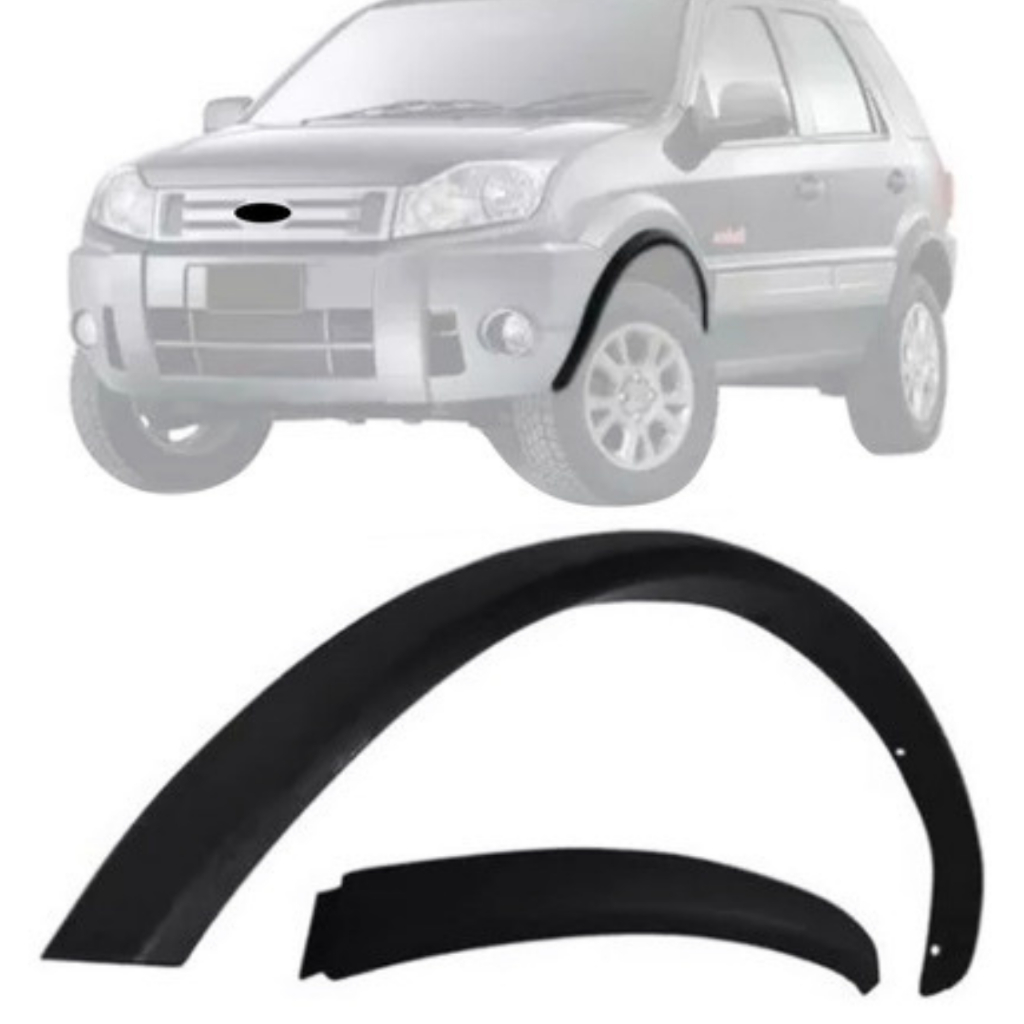 MOLDURA PALALAMA ECOSPORT 2003/2012 DIANTEIRO CONJUNTO LE PRETO TEXTURIZADO