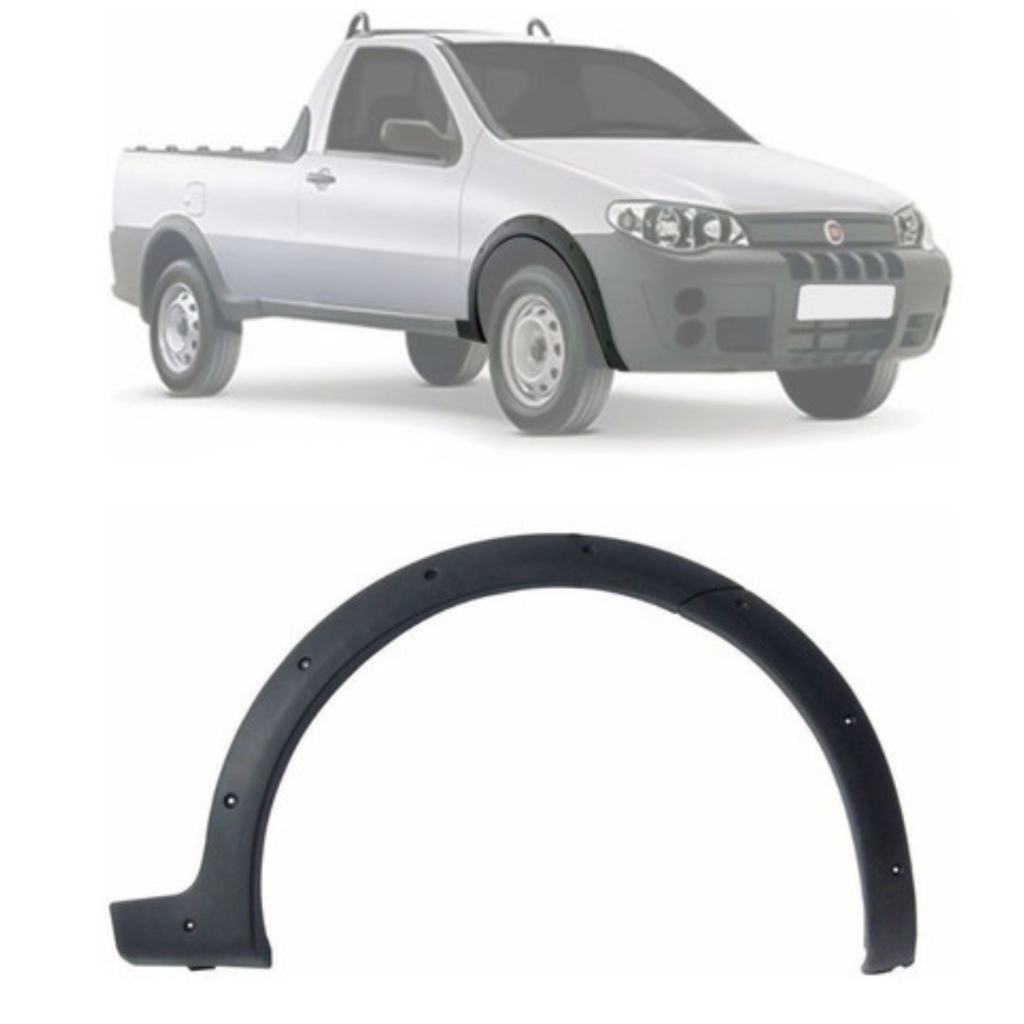 Moldura Paralama Dianteiro Fiat Strada Trekking Advent 2005/2012