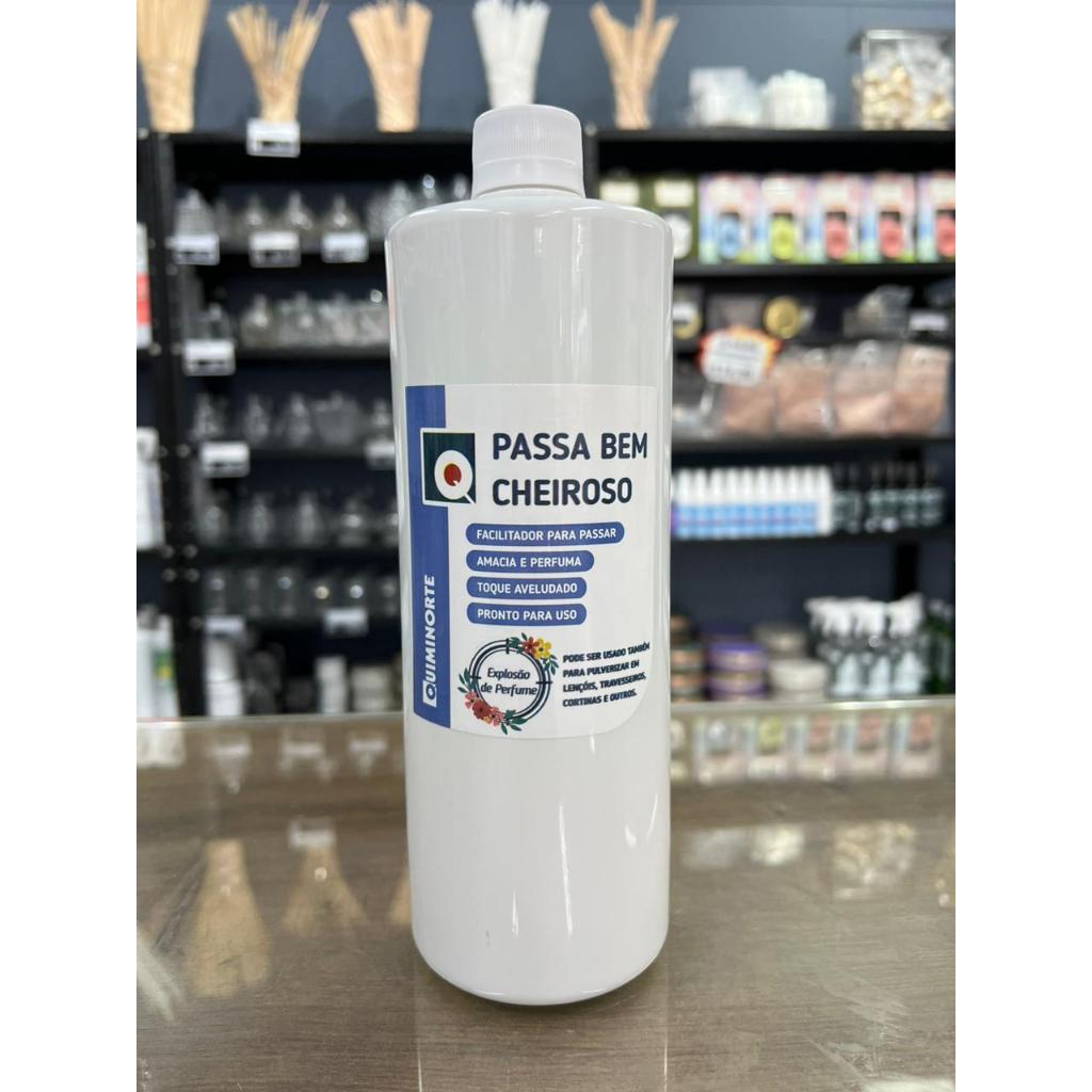 Passa Bem Cheiroso (Facilitador para passar roupas) Frasco 1 Litro - QUIMINORTE