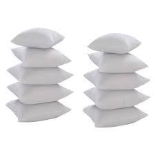 Kit Com 10 Almofadas Refil Para Capa 45x45 Fibra Mista Ecológica em Oferta na Shopee