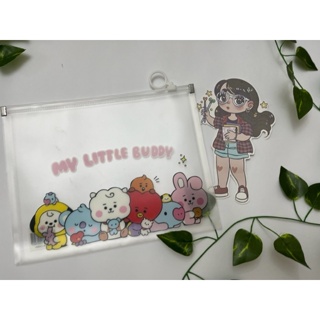 pasta BT21 Baby A4 comziper em Oferta na Shopee