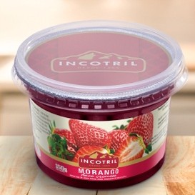 2 Doces cremosos Especial Morango Incotril 350g cada (tipo geléia, chimier)
