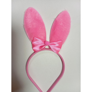 Tiara Pascoa Orelha De Coelho Pelucia Infantil Rosa