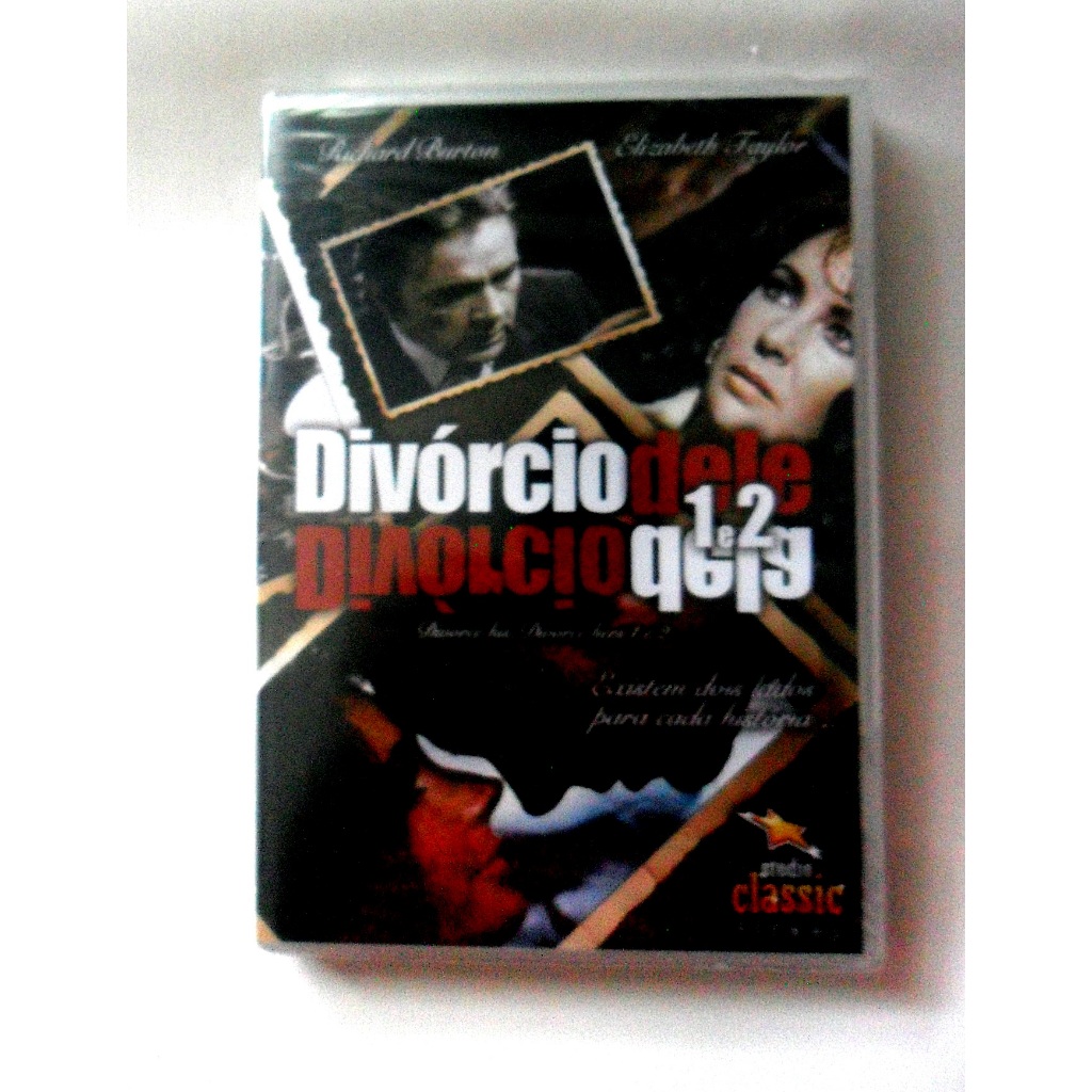 Divórcio dele '1 e 2 dvd filme drama elizabeth taylor