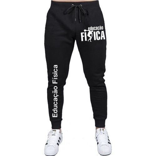 CALÇA MOLETOM DE FRIO EDUCAÇÃO FISICA AGASALHO Super Oferta