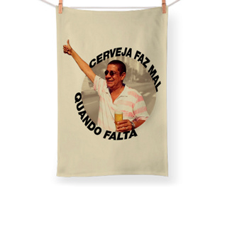 Pano de Prato Zeca Pagodinho Cerveja Frases Engraçadas Churrasco em Oferta na Shopee